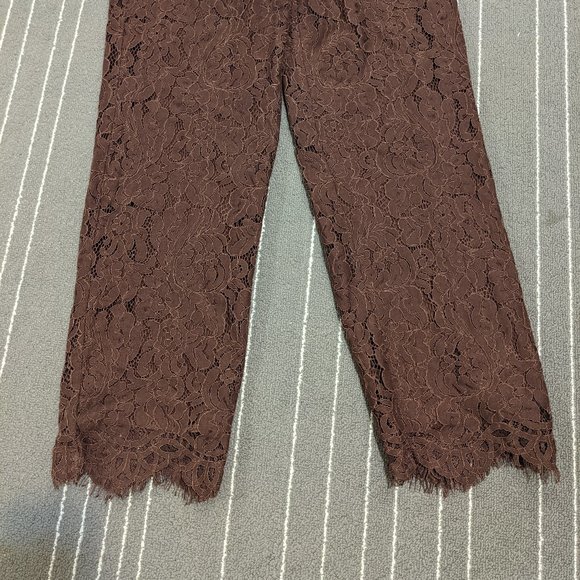 ONLY - cropped lace pants with zipper BNWT - Picture 1 of 8